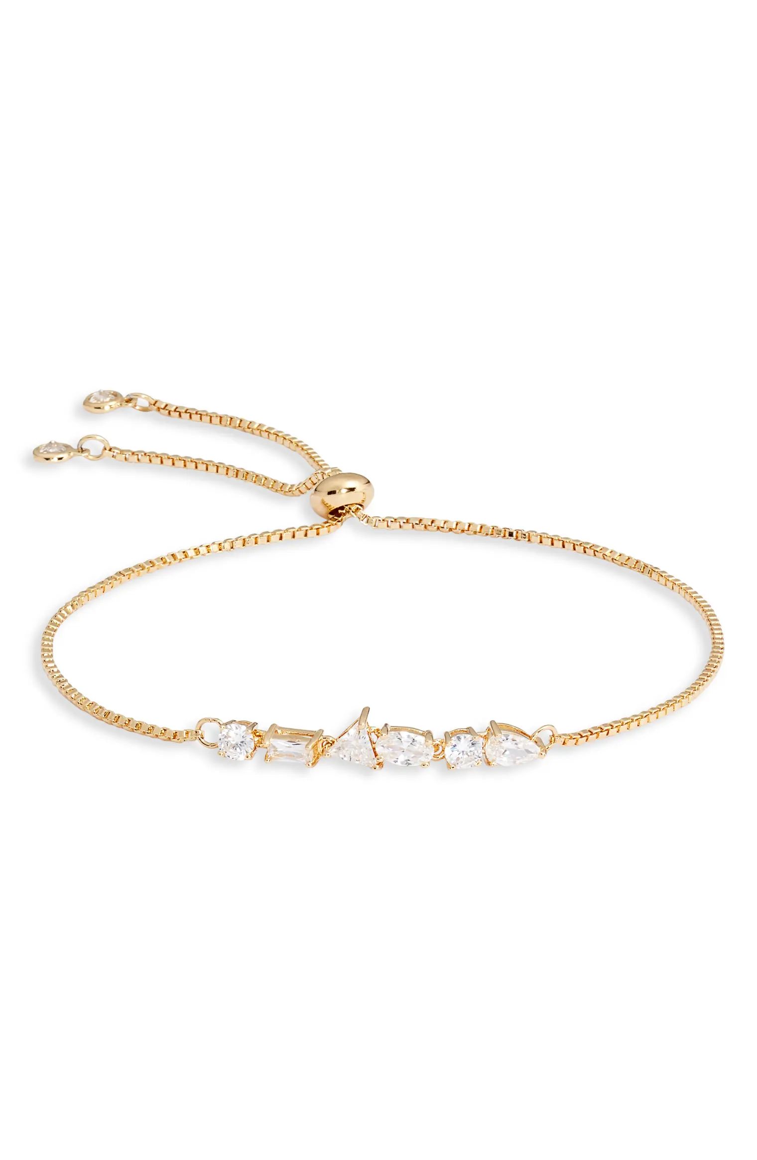 Fancy Crystal Slider Bracelet | Nordstrom