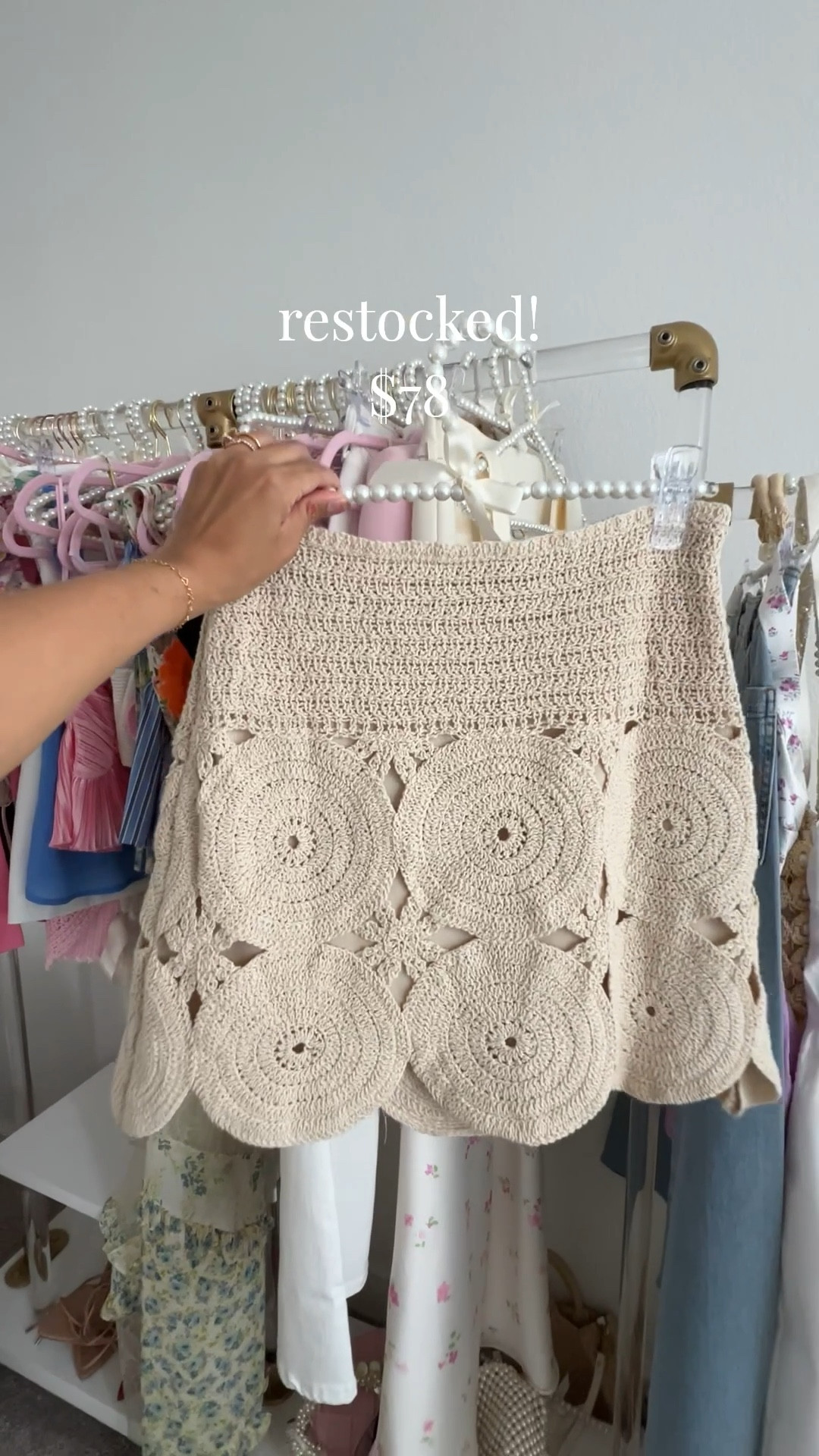 Natasha Tan Crochet Mini Skirt restocked, simon miller, @Avara 

#LTKgrwm #LTKootd