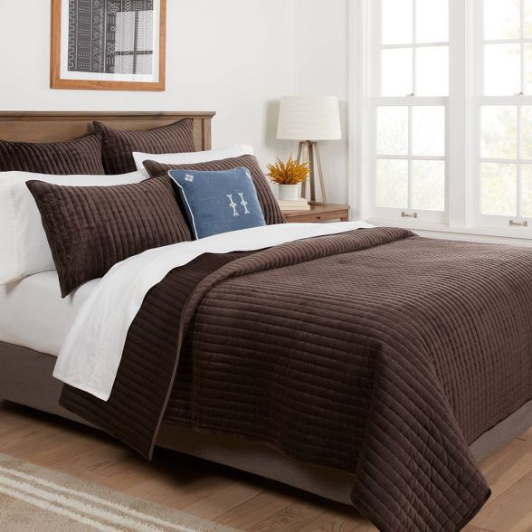 Matte Velvet Solid Quilt - Threshold™ | Target