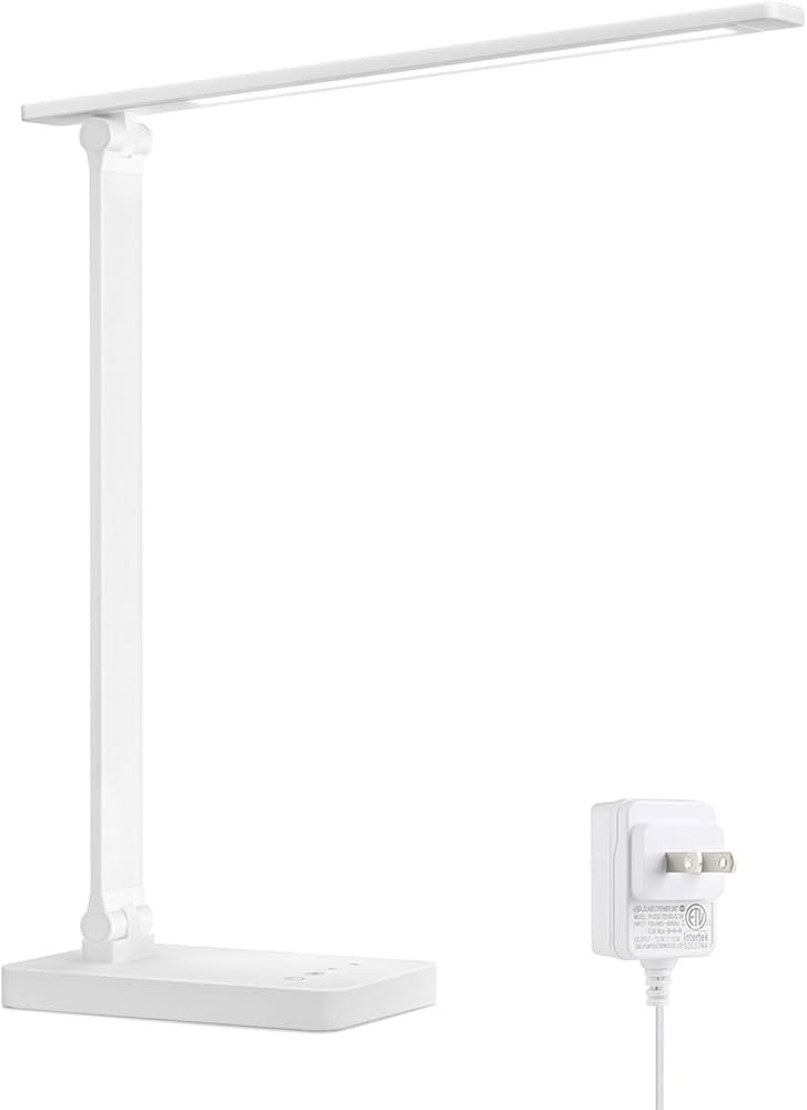 Lepro LED Desk Lamp, Metal Desk Light 9.5W 800lm, Forbes Vetted Best Task Lamp, 5 Color Modes 5 B... | Amazon (US)