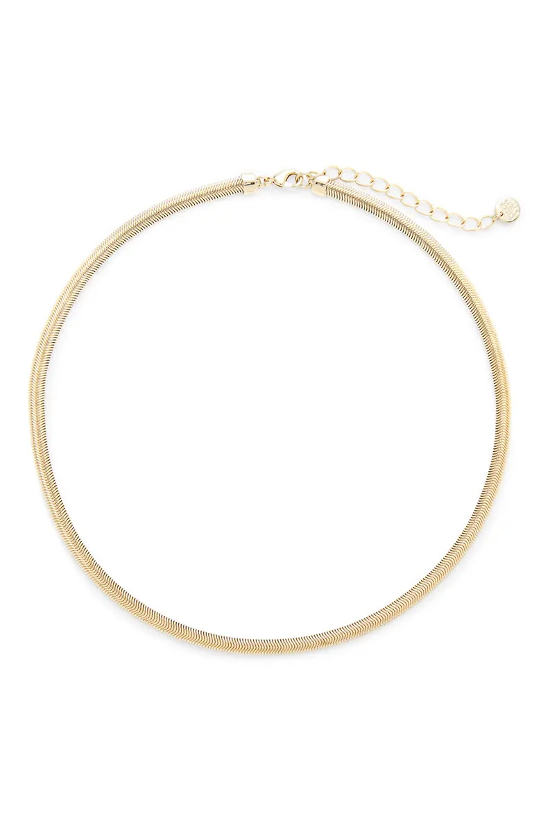 Brook and York Izzy Herringbone Chain Choker | Nordstrom | Nordstrom