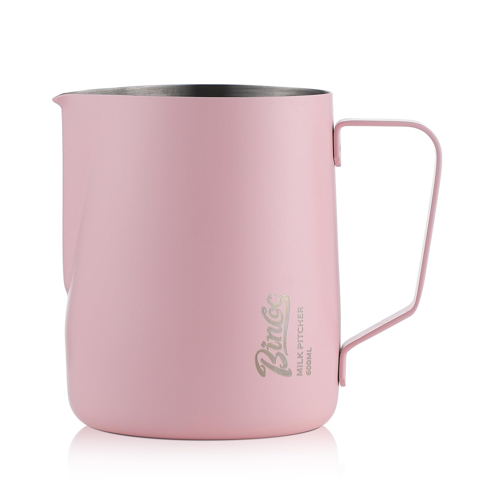 Pink Milk frother - 350ml/12OZ Milk Frothing Pitcher, Milk Frother Cup Espresso Steaming Pitcher ... | Amazon (US)
