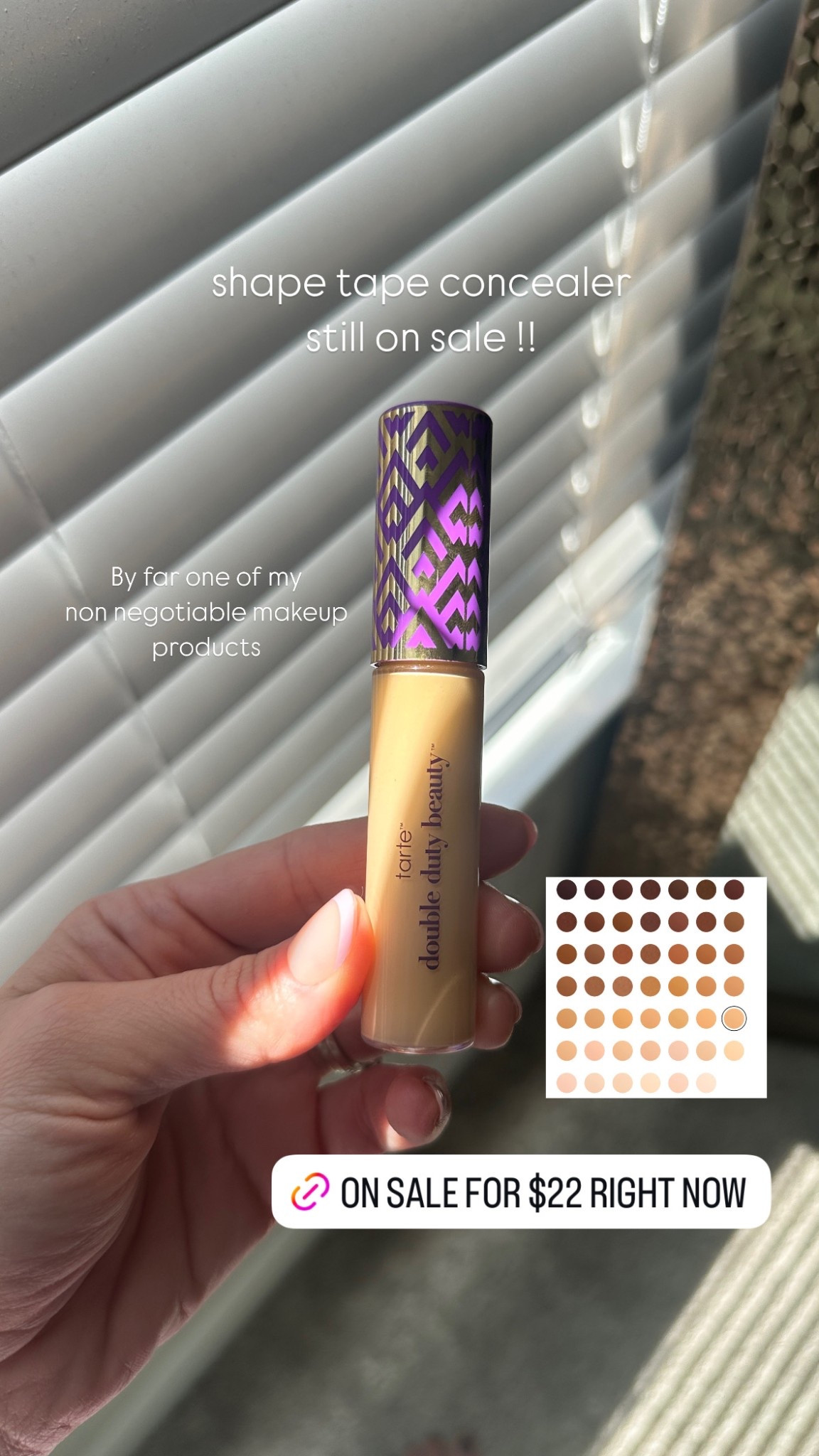 Still on sale !! Love this product so much - makes such a huge difference under your eyes & brightening up specific areas 

Tarte shape tape 

#LTKBeauty #LTKFindsUnder50 #LTKSaleAlert