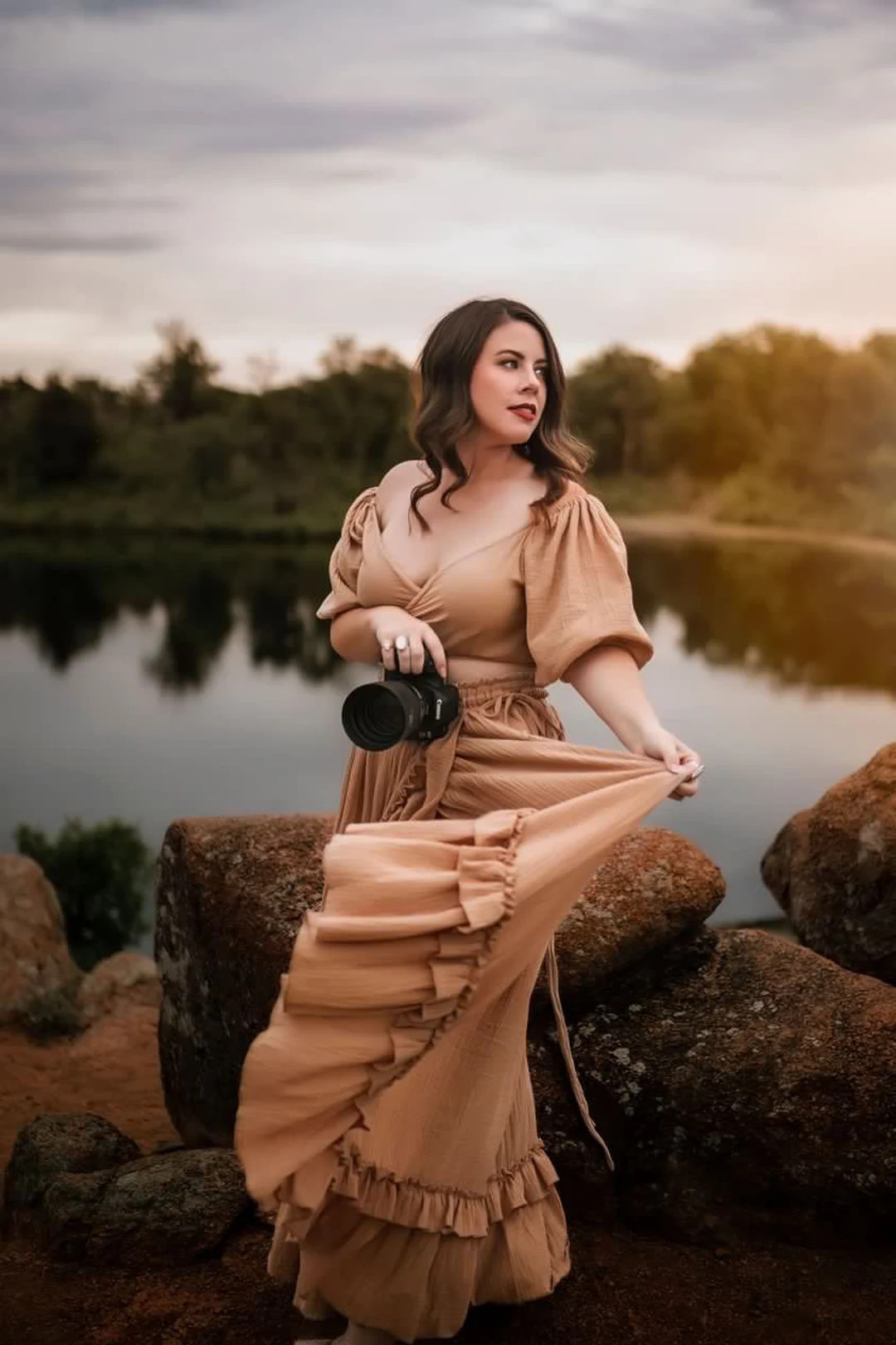 NEW YEAR Sale-maternity Dress for Photoshoot, Boho Maternity Gown Baby Shower, Photo Shoot Dress,... | Etsy (US)