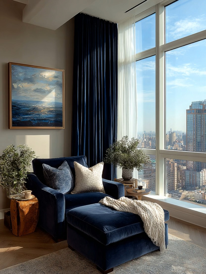 A beautiful chair fills a corner. A thoughtful pairing transforms it.

Most people stop at adding a statement chair—but the real elevation happens when you extend that color into the space. Matching it with floor-length velvet curtains creates depth, continuity, and that unmistakable designer feel.

This is what makes a room feel intentional. The chair anchors the corner, while the curtains frame it, soften the light, and complete the story.

It’s not about adding more pieces. It’s about connecting them.

Whether you choose navy, burgundy, green, or warm brown, this approach instantly elevates even the simplest corner into something refined and lived-in.

The key is repetition of tone—subtle, cohesive, and elevated.

Explore our curated edit of velvet lounge chairs and floor-length curtains, with multiple options in different colors, sizes, and finishes—all linked below to help you create your own perfectly styled corner.

#HomeStyling #LivingRoomInspiration #QuietLuxuryLiving 

 #LTKHome