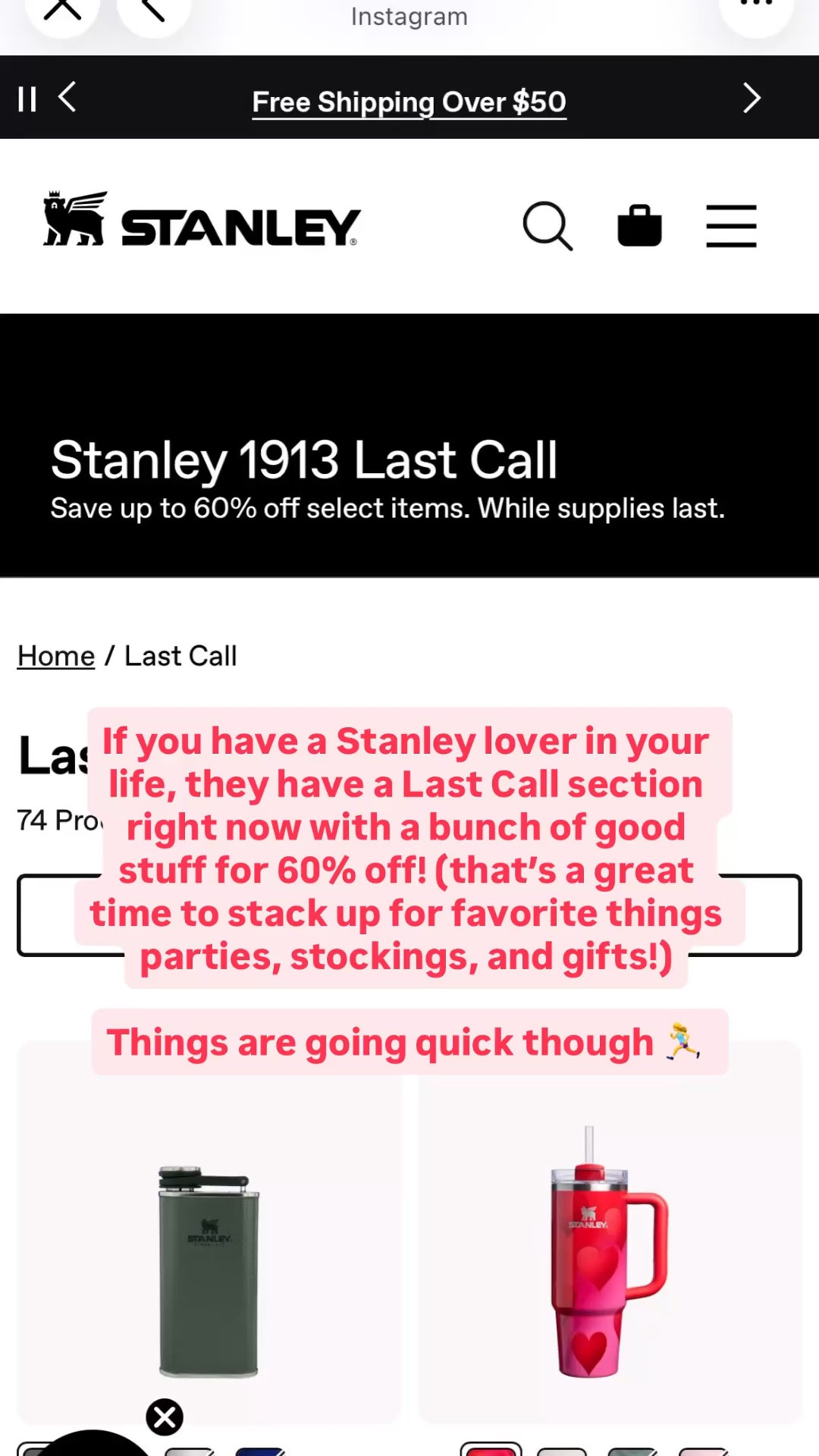 Don’t miss out on Stanley’s Last Call section for 60% off! Perfect finds for gifts and stocking stuffers

#LTKSaleAlert