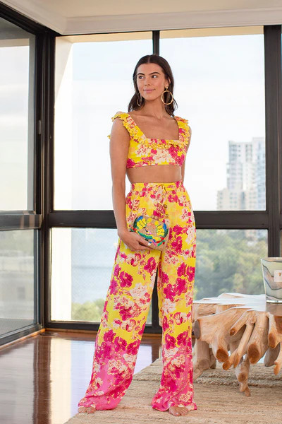 Hemant & Nandita - Auril Pants - Yellow | Sunni Spencer