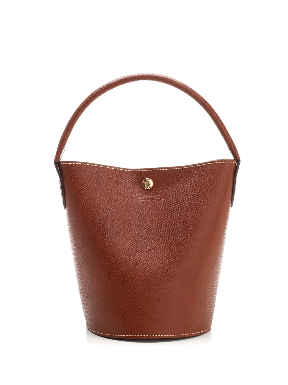 Longchamp Épure Logo Embossed Small Bucket Bag | Cettire Global