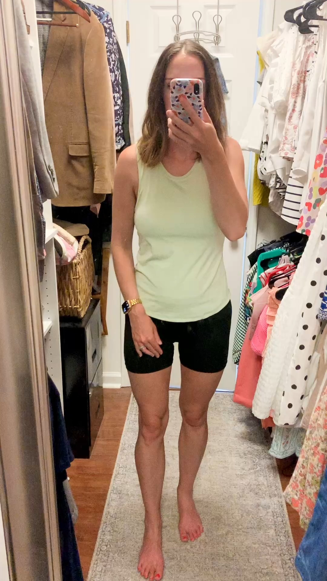 Top - medium, biker shorts - small

#LTKActive #LTKFindsUnder50