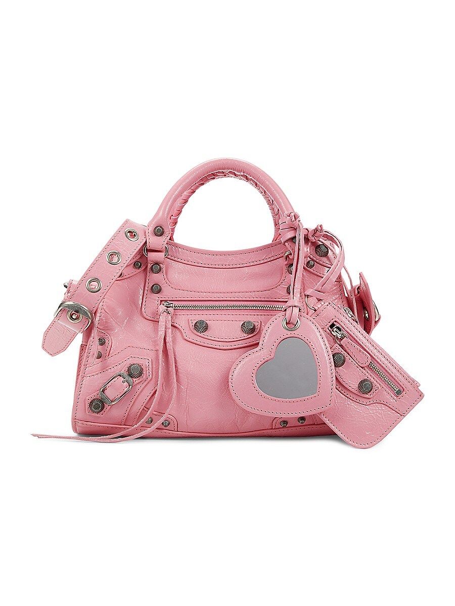 Balenciaga Women's Leather Top Handle Bag - Pink | Saks Fifth Avenue OFF 5TH
