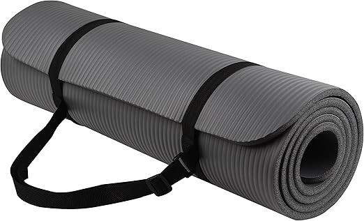 BalanceFrom GoYoga All-Purpose 1/2-Inch Extra Thick High Density Anti-Tear Exercise Yoga Mat with... | Amazon (US)