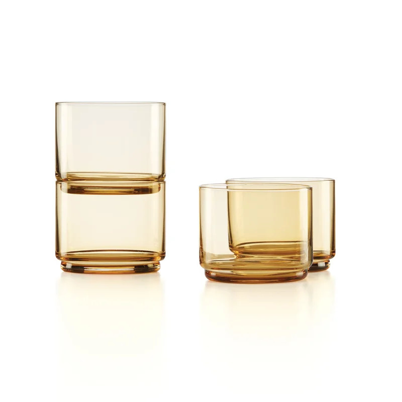 Tuscany Stackables Classics 4Pc Short Glasses | Birch Lane
