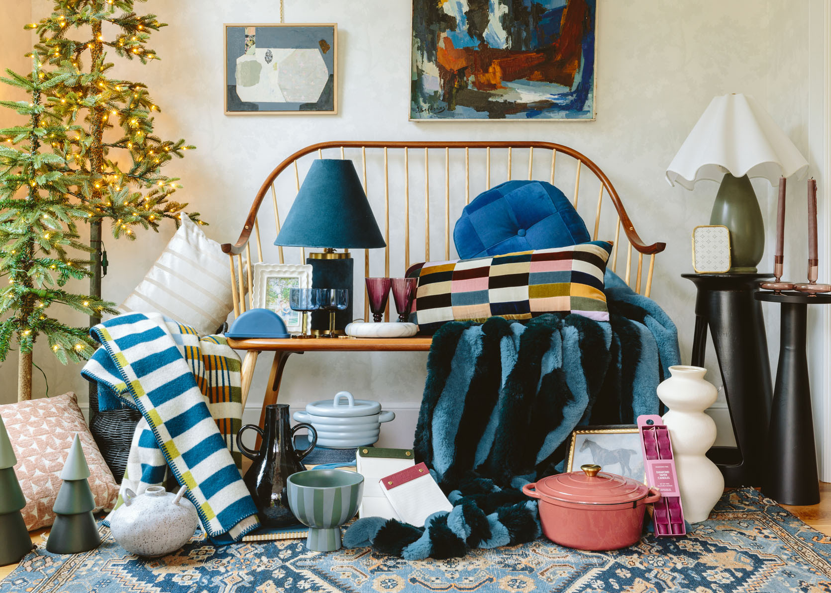 Welcome to my 2024 home gift guide – where I did things very differently this year. After years of combing websites to find the good stuff and then making graphics to show you, I decided to treat myself to days and days of IRL product testing and vetting at my favorite retailers (small business and makers gift guide is still in the works, FYI) and collected a ton of really good stuff – ranging from $3 to $200 (most under $100). 

All of these are STAND OUT pieces in my mind – some simpler (like a really good-looking but affordable notepad) and some pretty epic (like the velvet lamp that is under $100). The most perfect color for a Dutch oven for $40 (which Emily M. bought from me because it’s so pretty) and that excellent bright blue round pillow from Schoolhouse (and Clare V. collection).

#LTKGiftGuide #LTKCyberWeek #LTKFindsUnder100