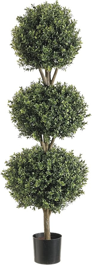 1 4'TRI Ball Boxwood TOP.(P) GRTT Greenery, 48-in, Two Tone Green | Amazon (US)