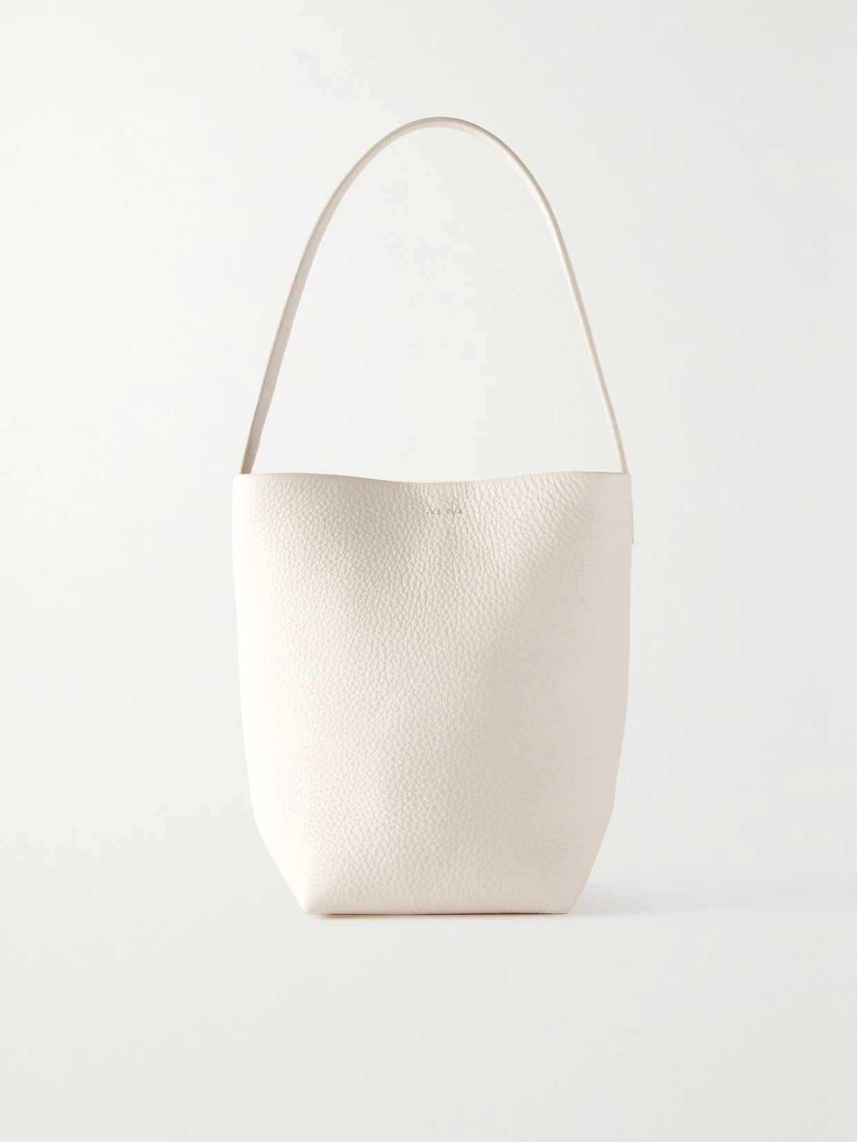 The Row - N/s Park Small Textured-leather Tote - Ivory | NET-A-PORTER (US)