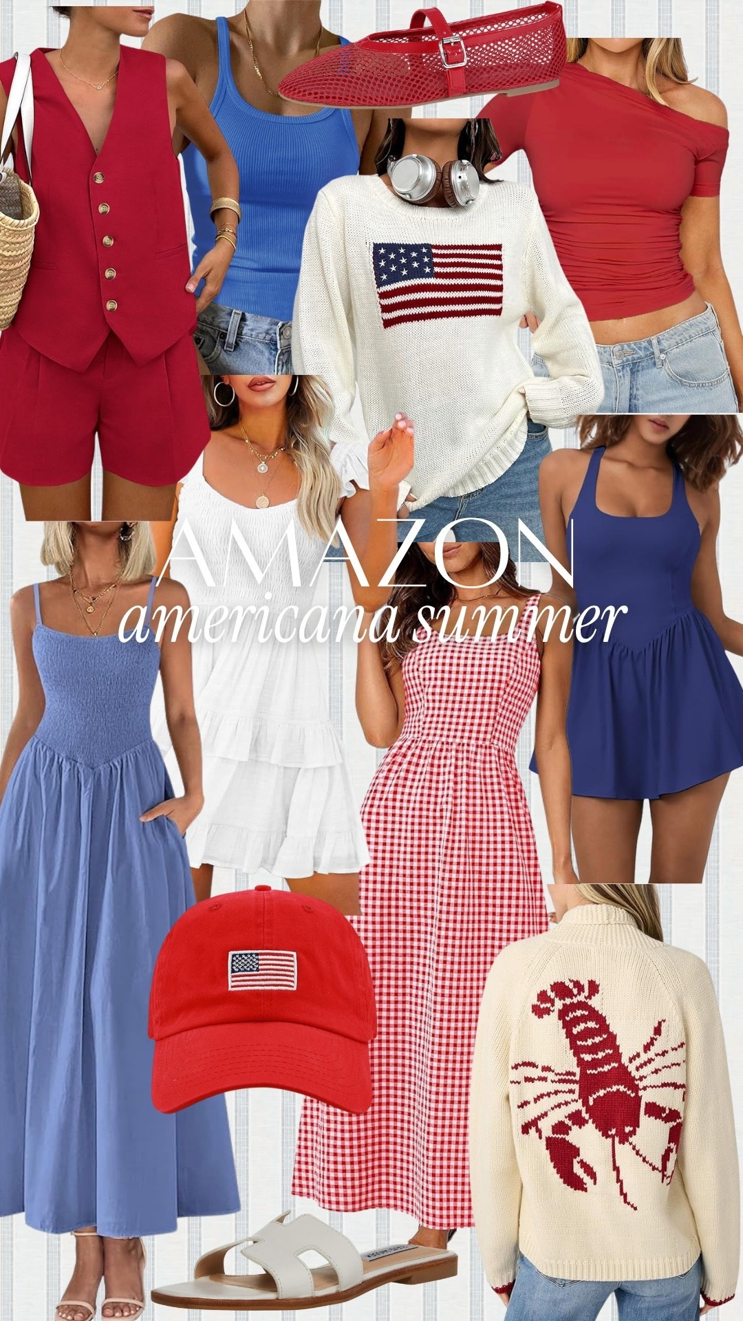 Amazon red, white and blue finds! Last minute Fourth of july outfit ideas with quick shipping

#LTKSeasonal