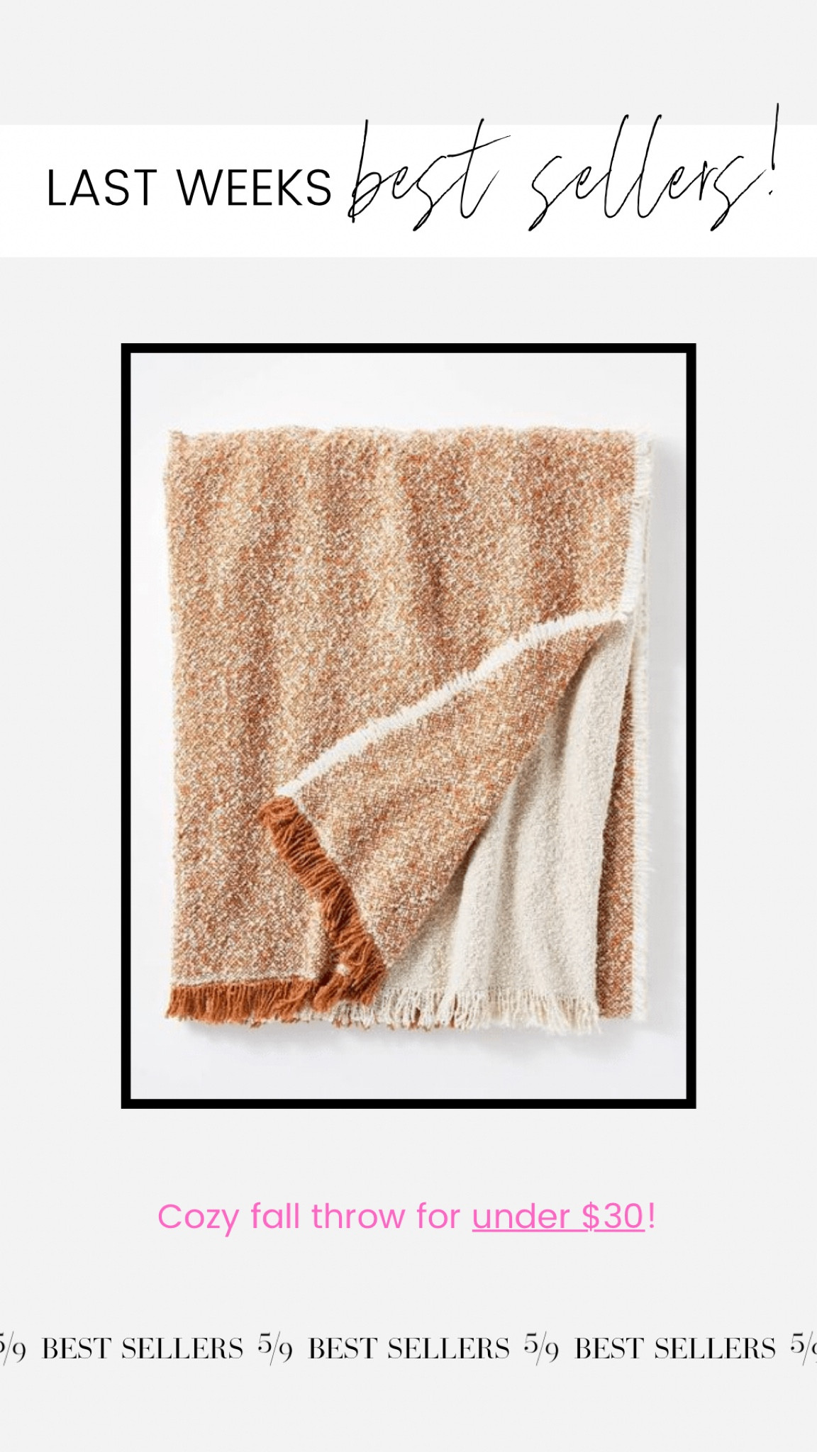 Fall blanket from target 

#LTKunder50 #LTKhome #LTKSeasonal