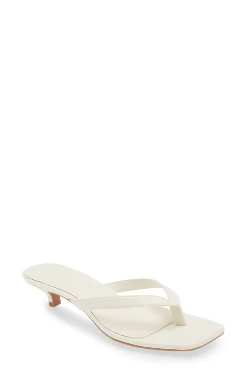 Open Edit Tori Kitten Heel Sandal in Ivory Egret at Nordstrom, Size 9.5 | Nordstrom