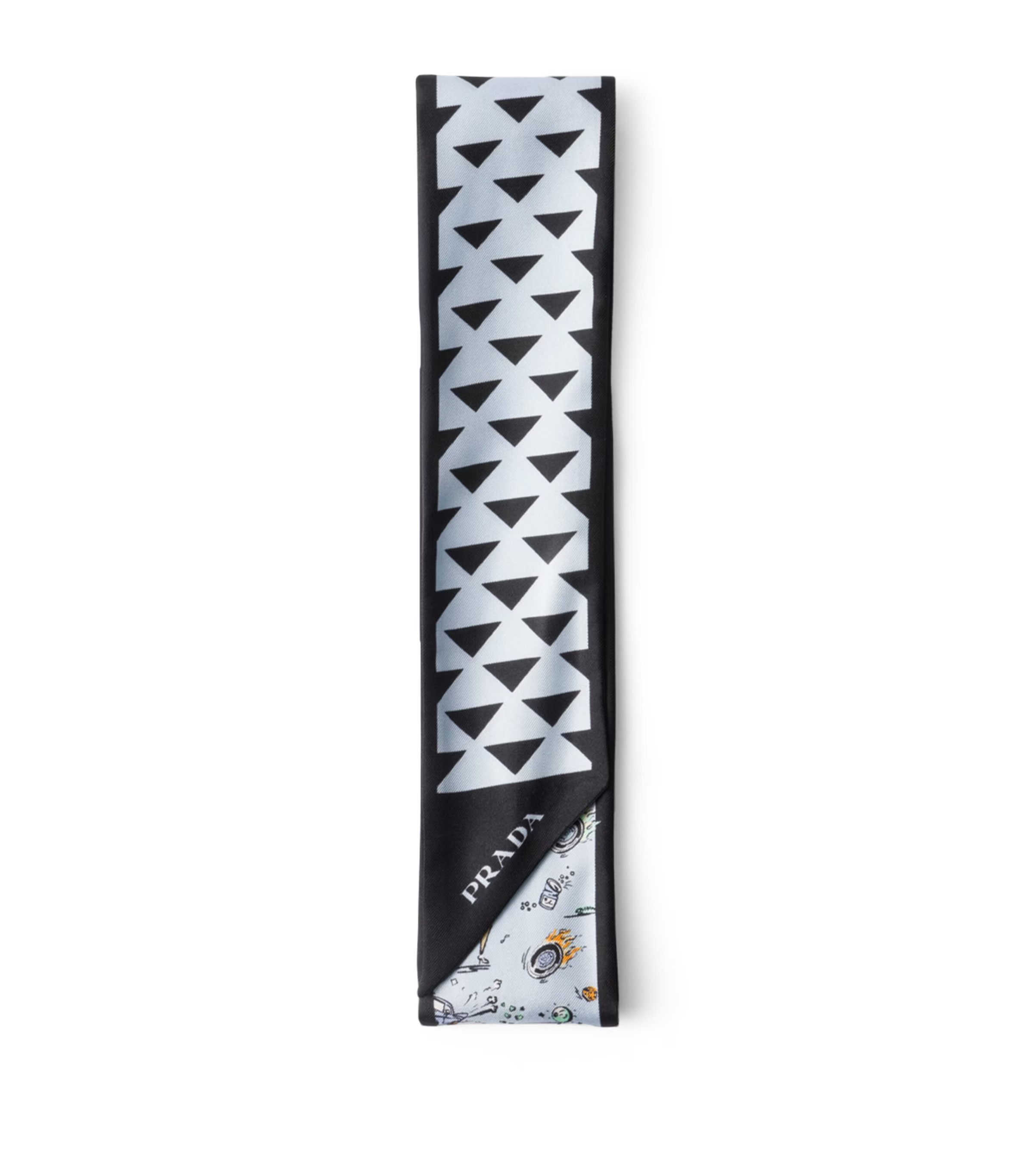 Prada Silk Printed Twilly | Harrods