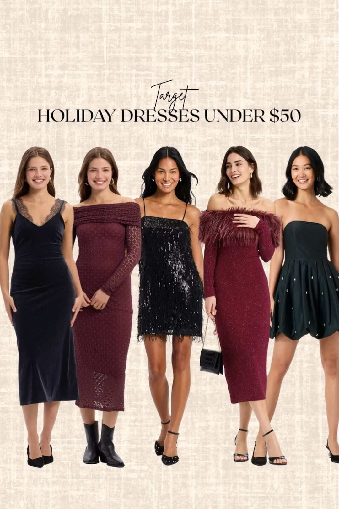 Target holiday dresses under $50! 

Midi dresses, maxi dress, fringe dresses 

#LTKHoliday #LTKootd #LTKFindsUnder50