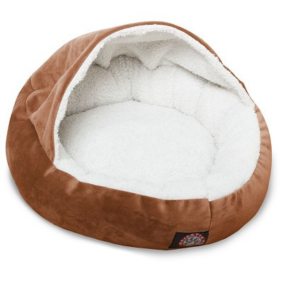 Majestic Pet Suede Canopy Cat Bed - Rust - Small - S | Target