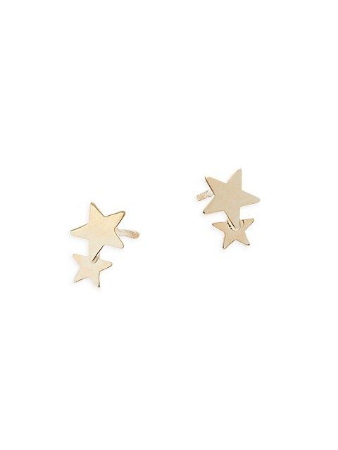 Saks Fifth Avenue 14K Yellow Gold Double Star Stud Earrings on SALE | Saks OFF 5TH | Saks Fifth Avenue OFF 5TH