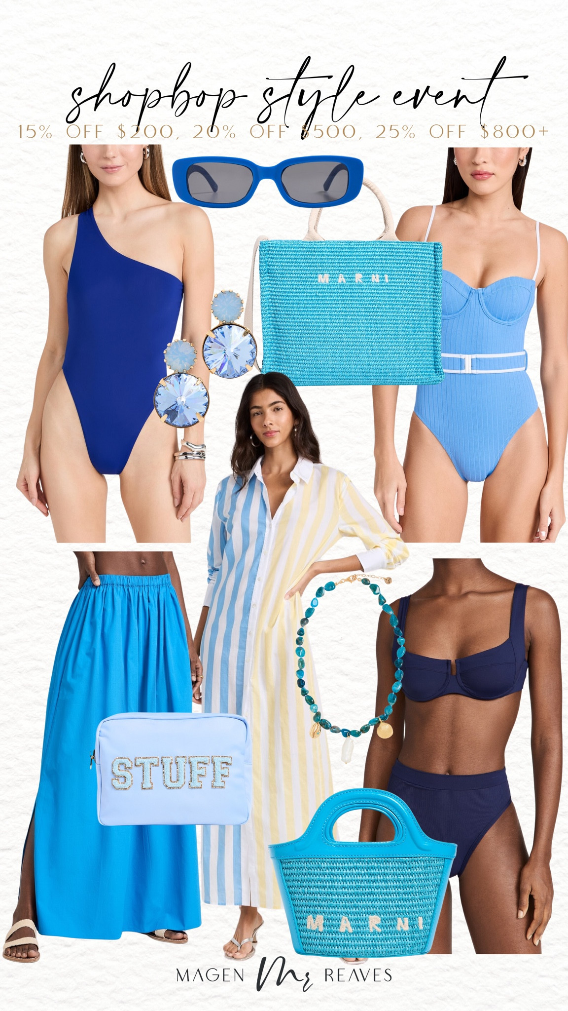 Shopbop style event! Up to 25% off!! All things BLUE 

#LTKsalealert #LTKswim #LTKtravel