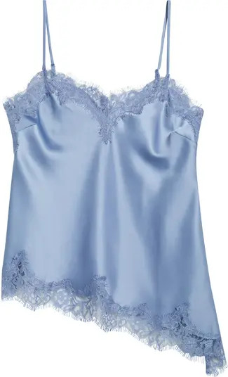 Open Edit Lace Trim Satin Camisole | Nordstrom | Nordstrom