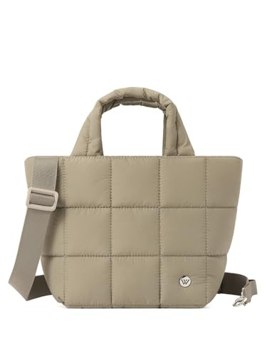 WESTBRONCO Small Puffer Crossbody Bags for Women, Puffy Quilted Purse Nylon Shoulder Handbag with Adjustable Strap | Amazon (US)