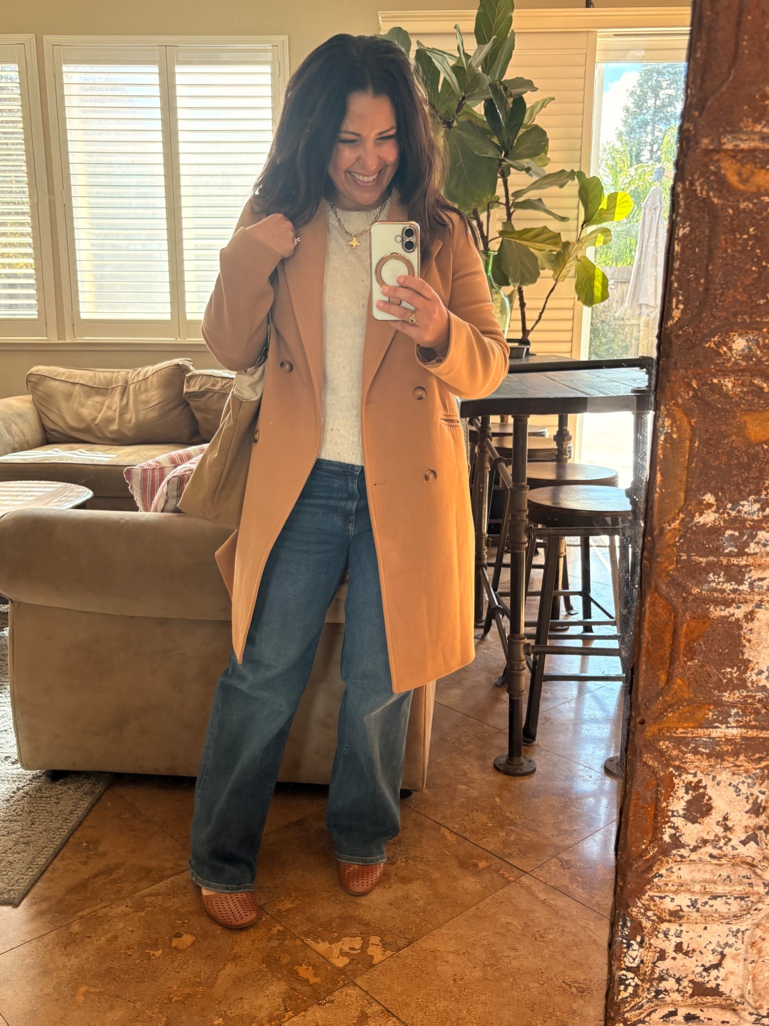 It felt like late fall early winter today and I’m here for it. Wearing cozy, classic combo that will stand the test of time. Sweater, wide leg jeans, camel pea coat, and the comfiest memory foam shoes. 

Teacher life
Closet staples

#LTKdayinmylife #LTKPetite #LTKSeasonal