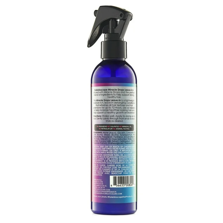 Kaleidoscope Miracle Drops Leave-In Conditoner 8 fl oz, Moisturizing | Walmart (US)