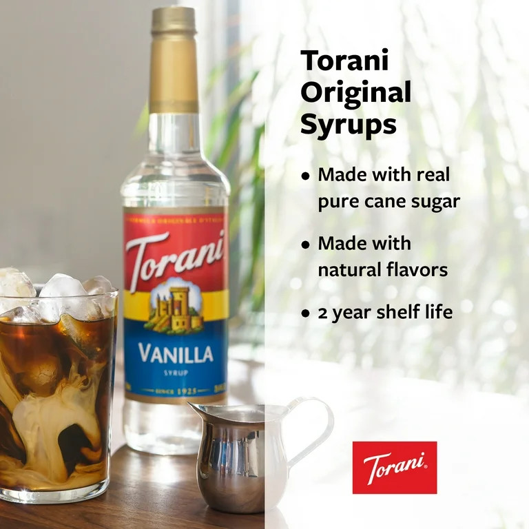 Torani Original Butter Pecan Syrup, Authentic Coffeehouse Syrup, 12.7 oz | Walmart (US)