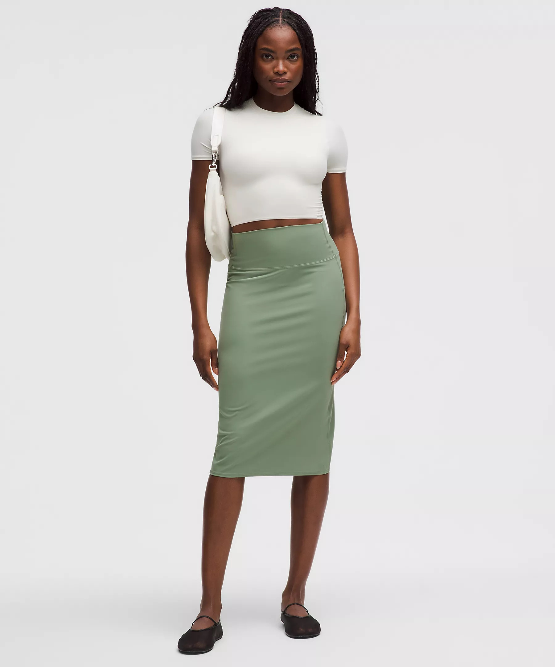 Nulu Slim-Fit High-Rise Midi Skirt | Women's Skirts | lululemon | Lululemon (US)