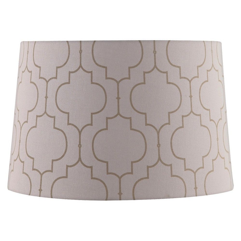 Extra Large Stitched Pattern Lamp Shade - Cream | Target