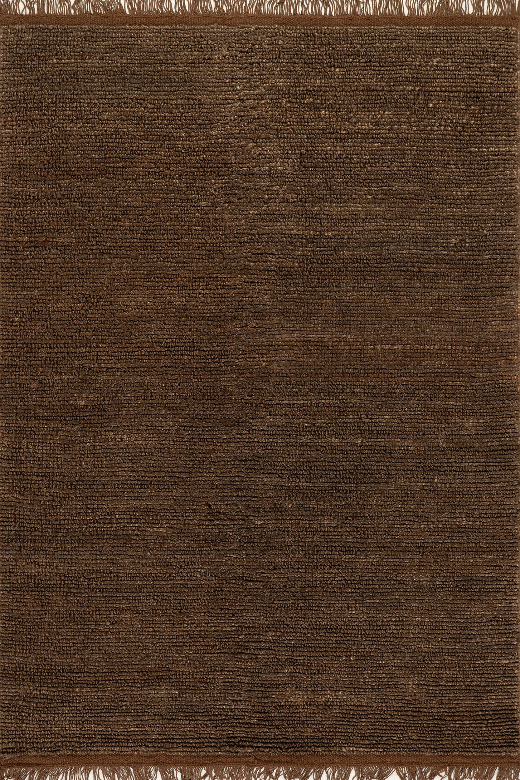 Brown Varnu Textured Handmade Jute 9' 6" x 13' 6" rug | Rugs USA