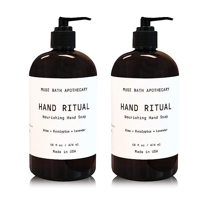 Muse Bath Apothecary Hand Ritual - Aromatic and Nourishing Hand Soap, 16 oz, Infused with Natural... | Amazon (US)