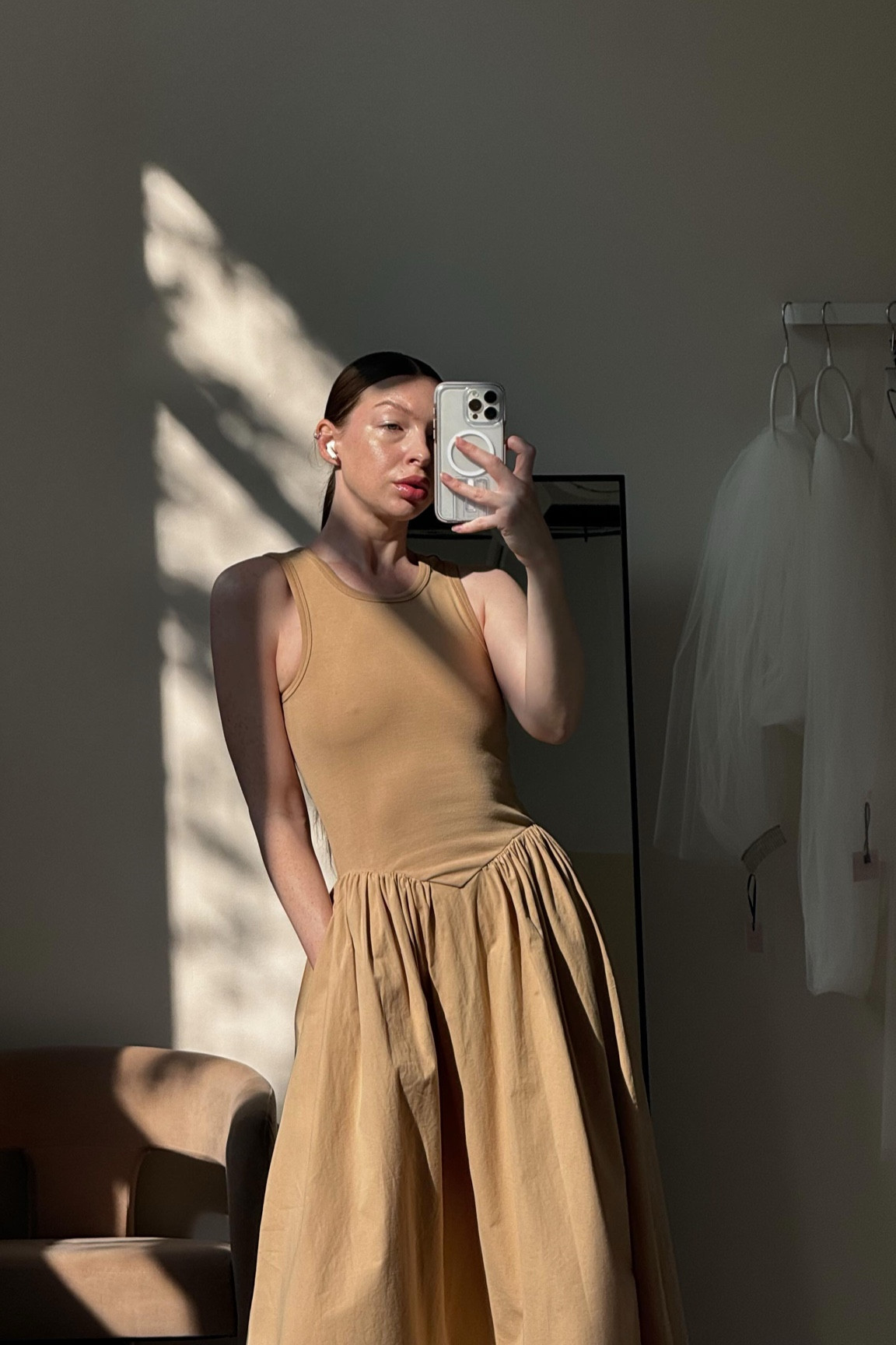 【takaさま専用】LAKE CURVE TRICOT RIB DRESS MEROKEETY Women's 2025 Sleeveless Summer Tank Dress Striped