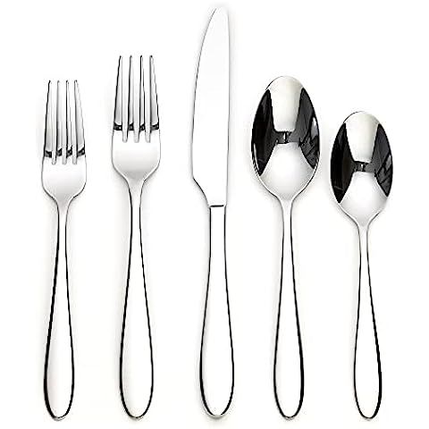 Villeroy & Boch Victor Stainless Steel Flatware Set, 46 Pieces | Amazon (US)