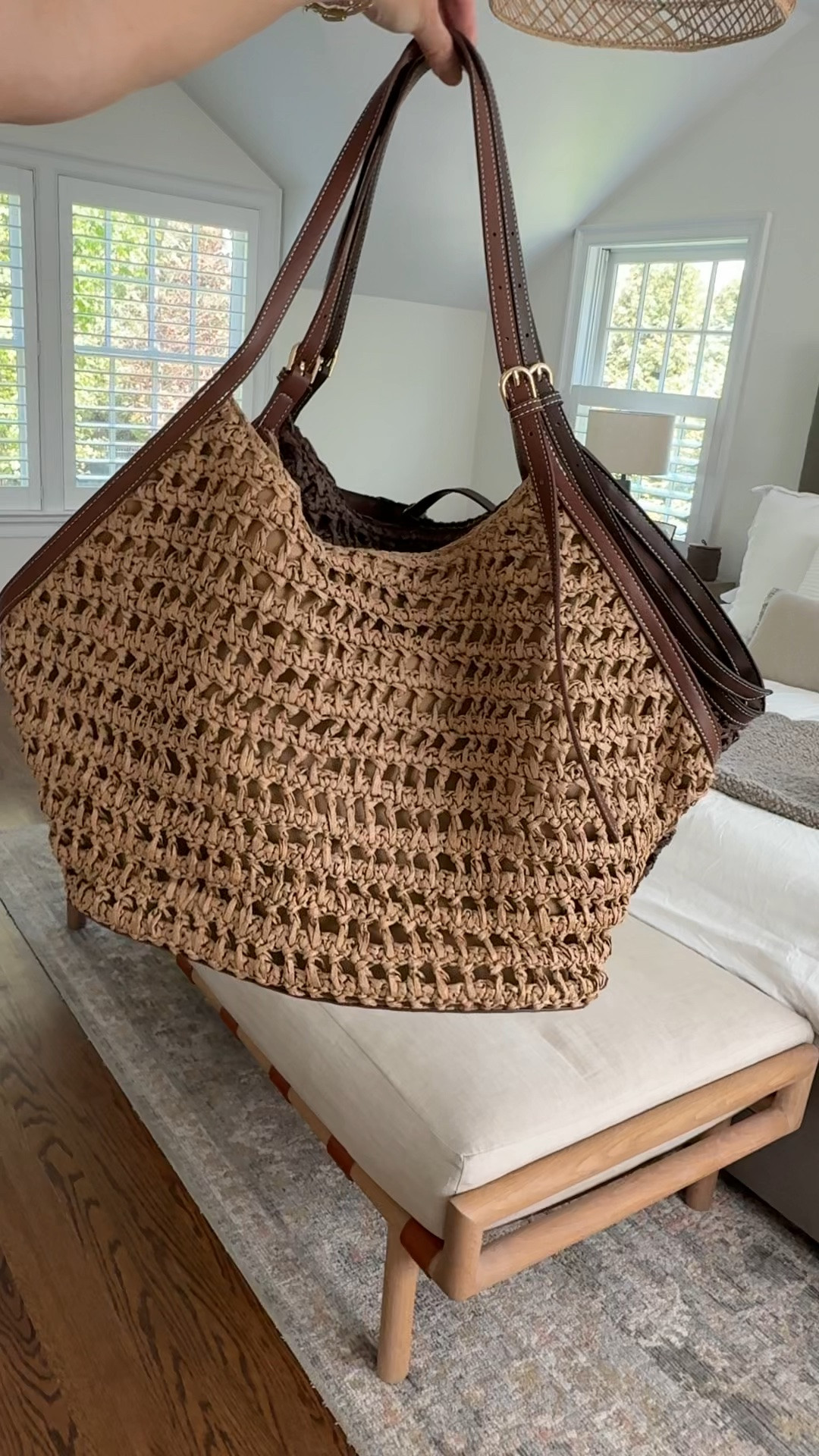 Loved this bag so much I bought 2 colors! Use code KENDALL20 for 20% off $100+

summer bag, vacation tote