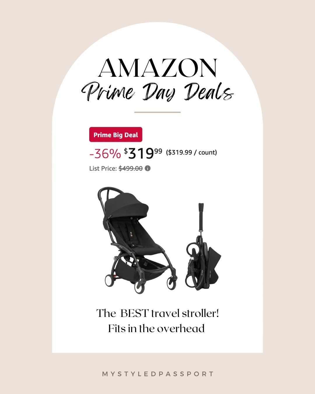The only stroller we travel with. Folds up small and fits in the overhead on planes and trains 

#stokke #travelwithkids #travelstroller