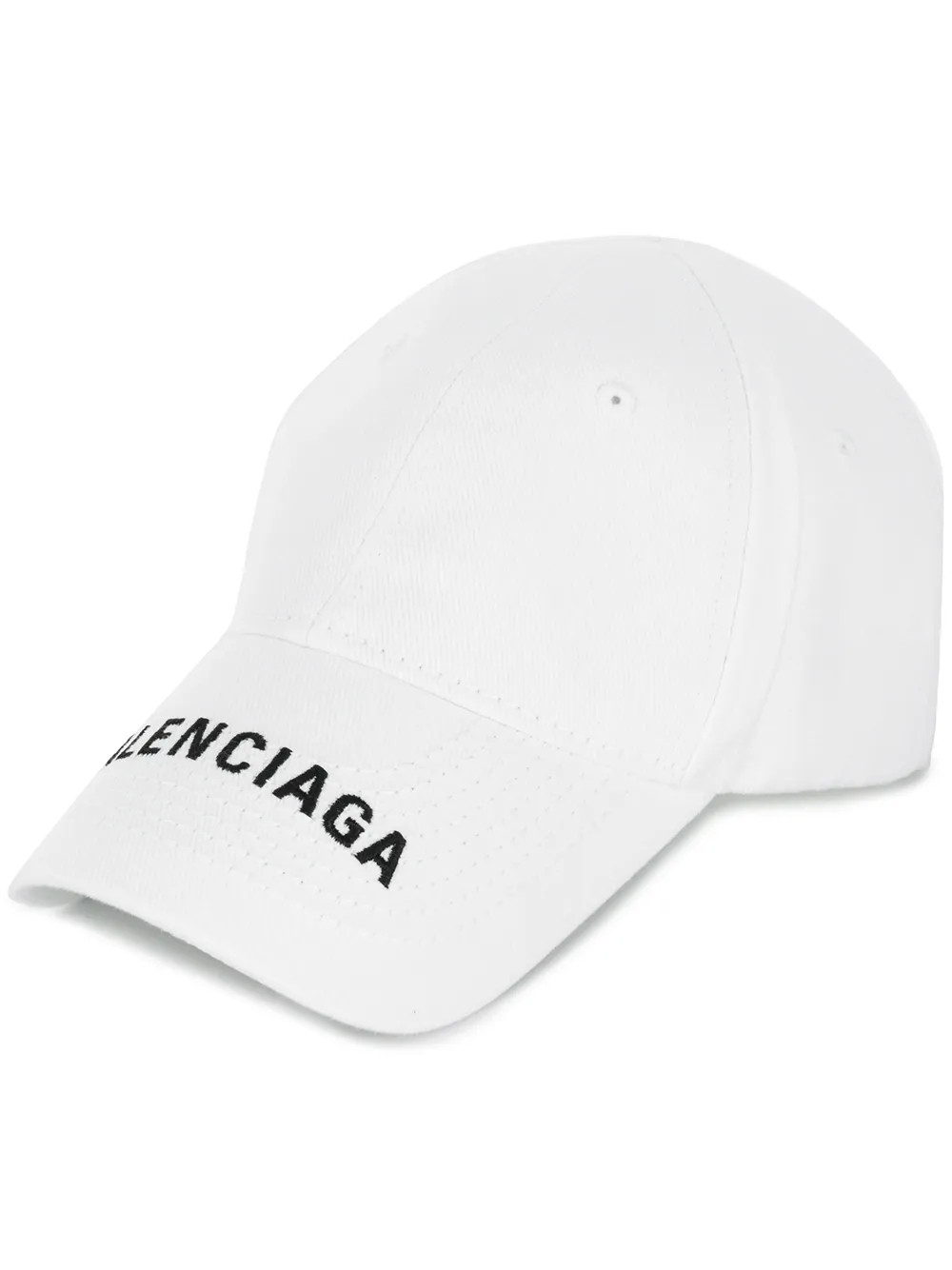 Balenciaga Embroidered Logo Baseball Cap - Farfetch | Farfetch (US)