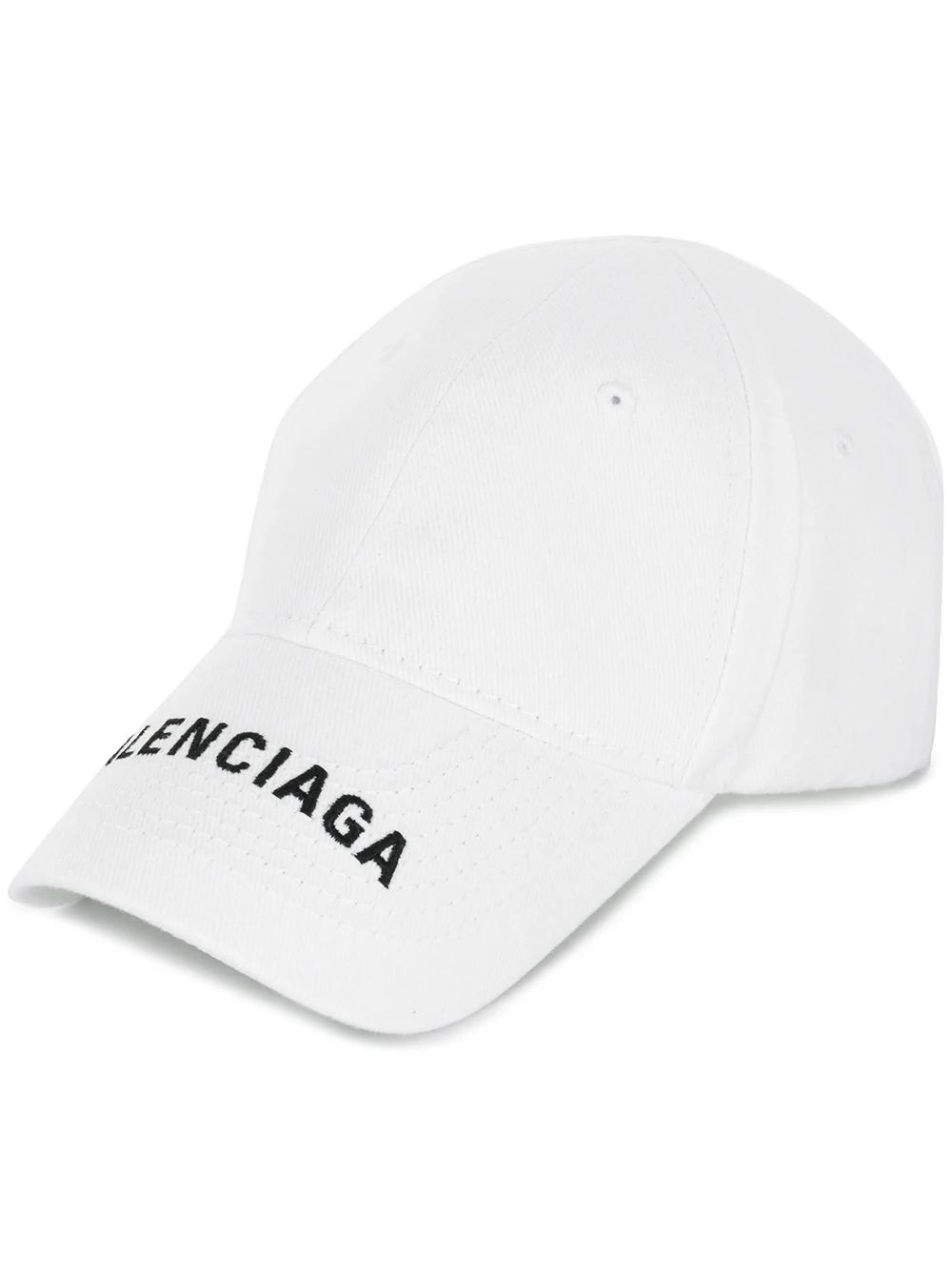 Balenciaga Embroidered Logo Baseball Cap - Farfetch | Farfetch (US)