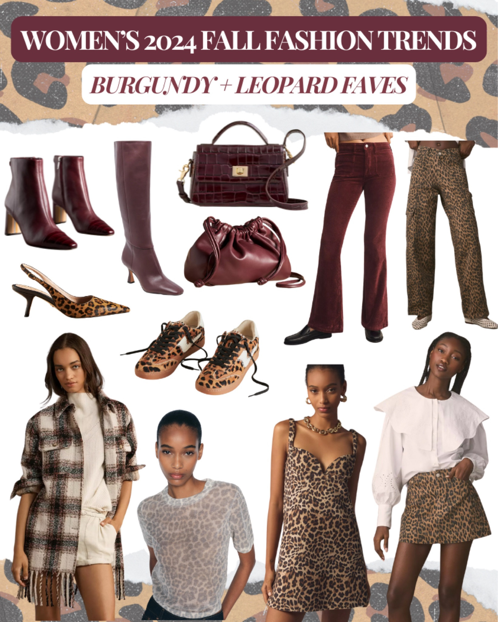 My favorite #burgundy and #leopard 2024 fall fashion items 😍 #2024 #fallfashion #falltrends 

#LTKFindsUnder100 #LTKBacktoSchool #LTKSeasonal