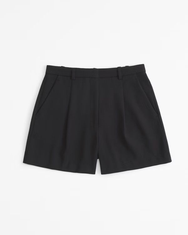 Women's High Rise Tailored Short | Women's Clearance | Abercrombie.com | Abercrombie & Fitch (US)