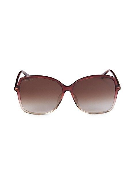 Gucci 60MM Square Sunglasses on SALE | Saks OFF 5TH | Saks Fifth Avenue OFF 5TH