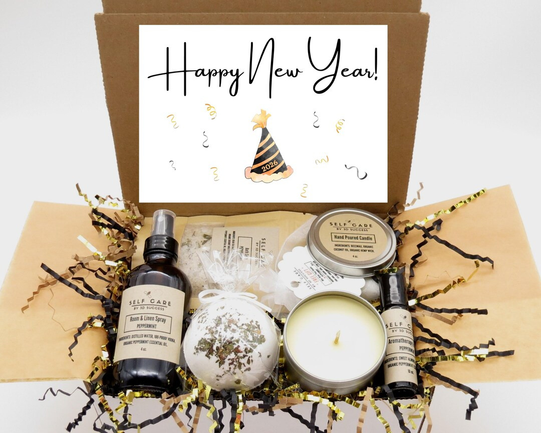 New Year's Eve Spa Gift Box 2026: Organic Self Care Package - Etsy | Etsy (US)