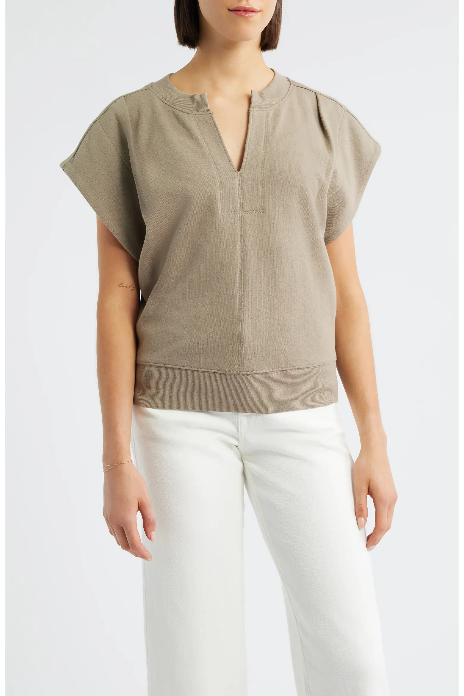 Wit & Wisdom Extended Shoulder Notch Neck Top (Women) | Nordstromrack | Nordstrom Rack