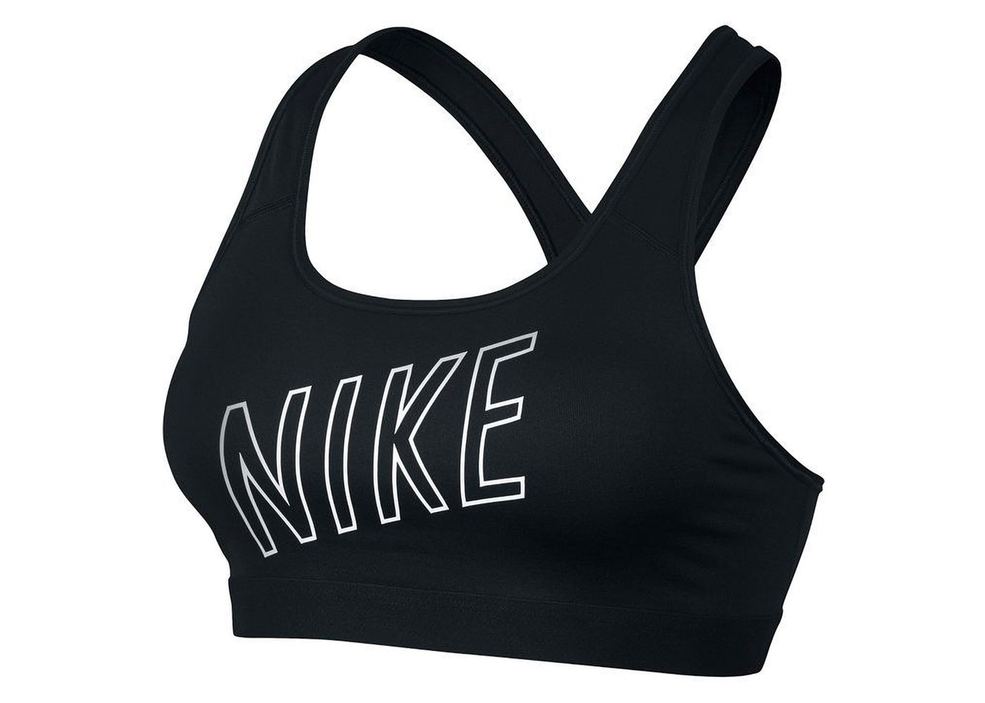 Nike Women's Pro Classic Padded Logo Sports Bra in Black | StockX