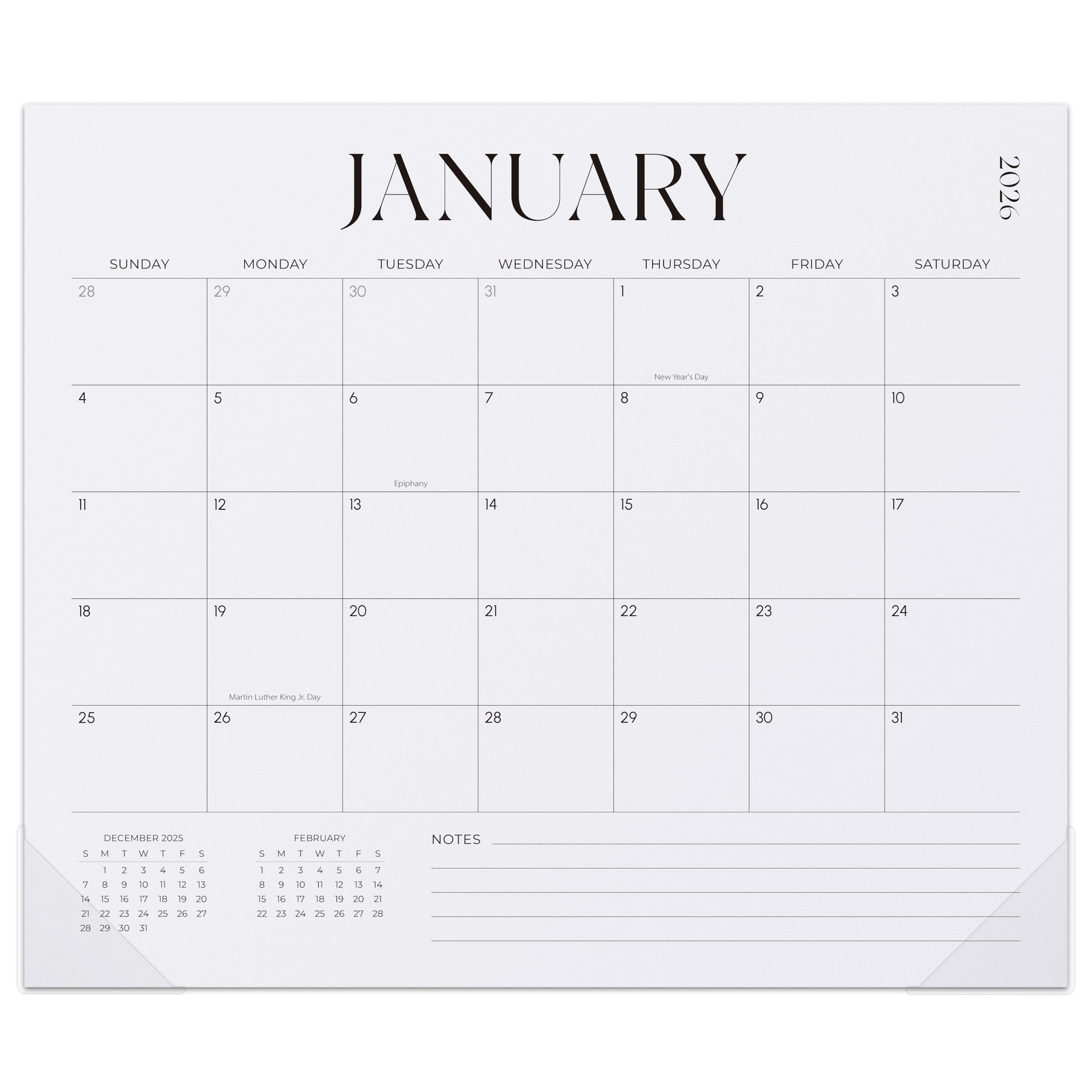 Magnetic Wall Calendar 2026-2027, 18 Month Monthly Calendar from January 2026 to June 2027, 13”... | Amazon (US)