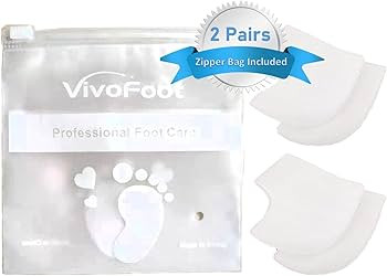 VivoFoot 2 Pairs Gel Heel Protectors, Blister Prevention Heel Sleeves, Silicone Heel Cups & Ankle... | Amazon (US)